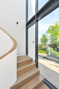 Detailed view of Staircase & Window